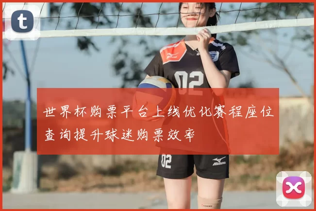 世界杯购票平台上线优化赛程座位查询提升球迷购票效率