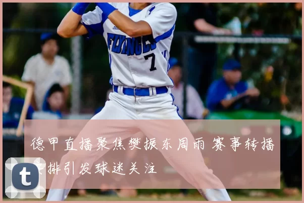 德甲直播聚焦樊振东周雨 赛事转播安排引发球迷关注